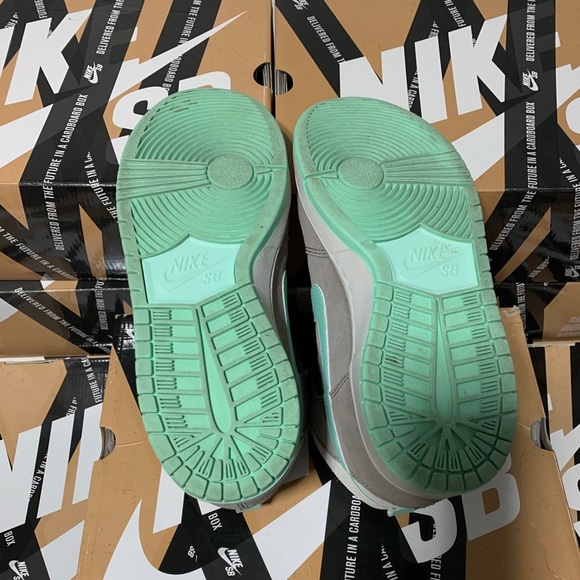❌SOLD❌Nike SB Dunk High Grey Mint Sz 9.5 RARE🔥 - Picture 4 of 5